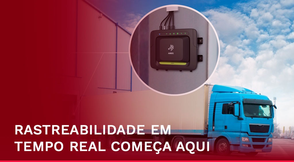 Coletor de dados RFID para rastreabilidade em tempo real e controle de processos nas cadeias logísticas.